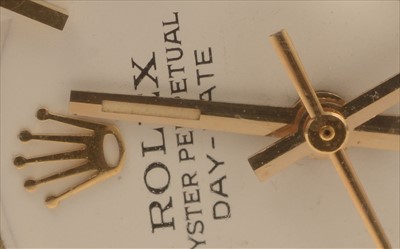 Lot 45 - Rolex Oyster Perpetual Day Date: an 18 carat yellow gold gentleman's wristwatch