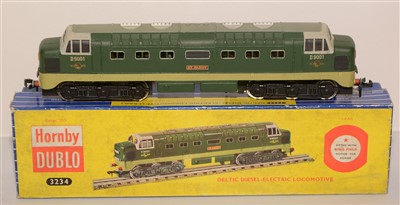 Lot 1396 - A Hornby Dublo 2-rail Deltic diesel-electric locomotive.