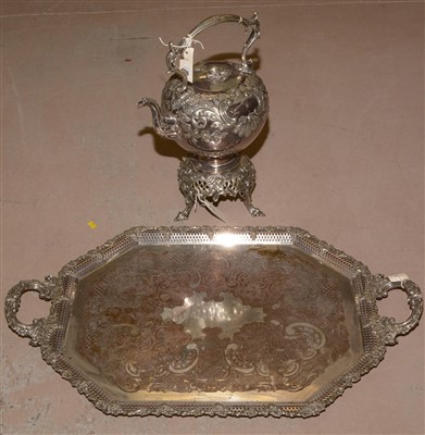 Lot 136 - Silver plated items