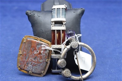 Lot 7 - Scottish agate jewellery