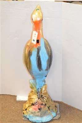 Lot 357 - Cast iron Heron
