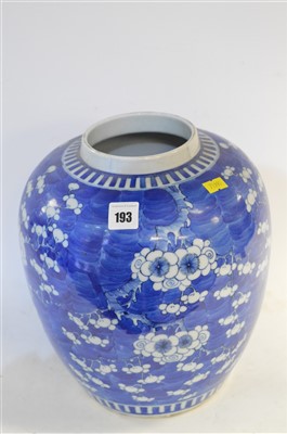 Lot 193 - Ginger jar