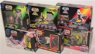 Lot 1217 - Star Wars figurines and diorama sets.