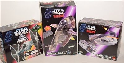 Lot 1235 - Star Wars fighters and other vehicles.