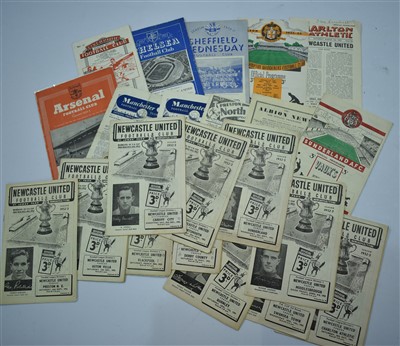 Lot 1515 - Newcastle United football programmes