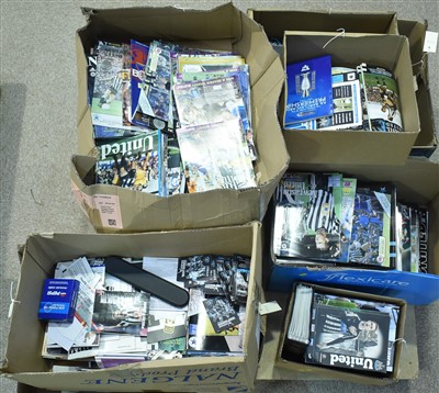 Lot 1533 - Newcastle United football programmes