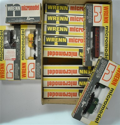 Lot 1208 - Wren micormodel rolling stock