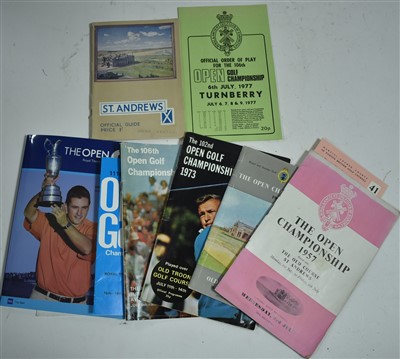 Lot 1503 - Open and other Golf progammes