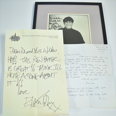 Lot 1003 - Elton John memorabilia