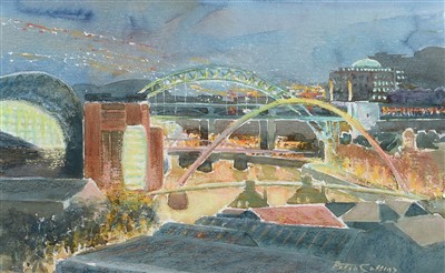 Lot 678 - Peter Collins - watercolour.