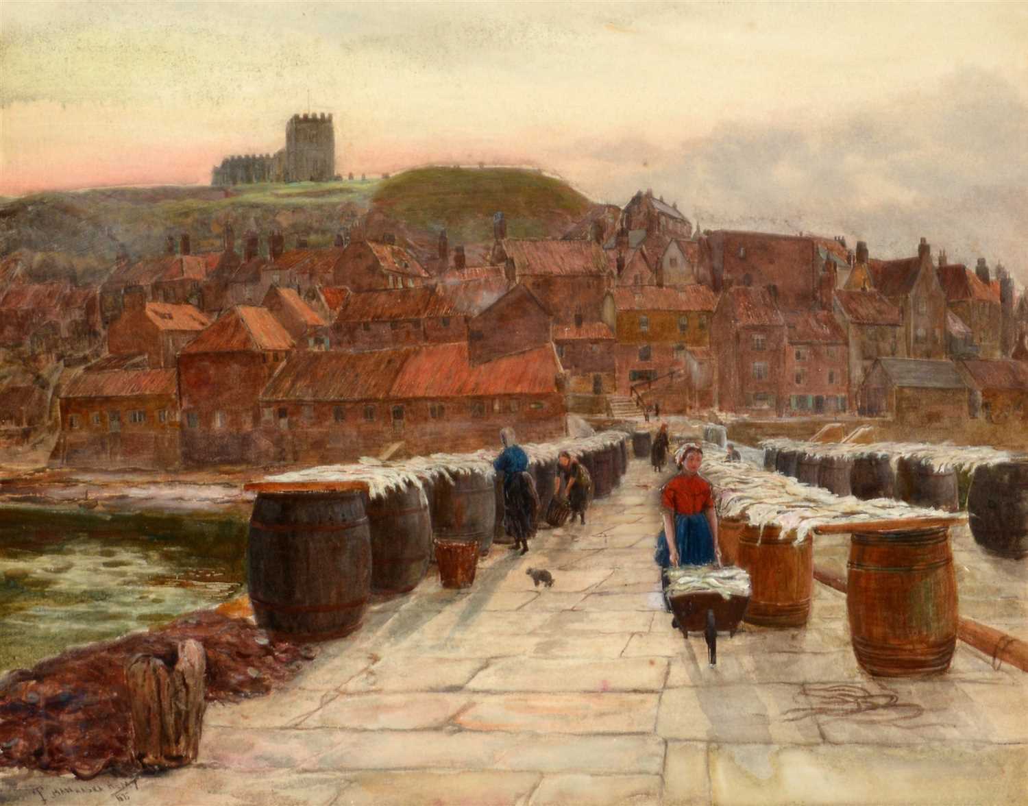 Lot 761 - Thomas Marie Madawaska Hemy - watercolour.