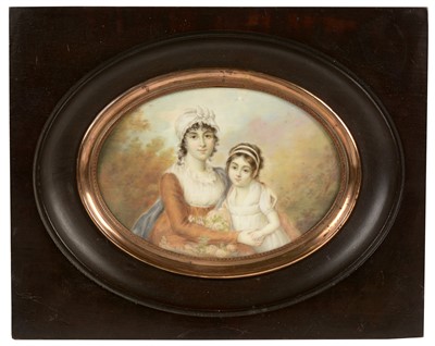 Lot 722 - 19th Century British School - miniature.
