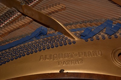 Lot 1000 - Bluthner: a Victorian walnut baby grand piano.