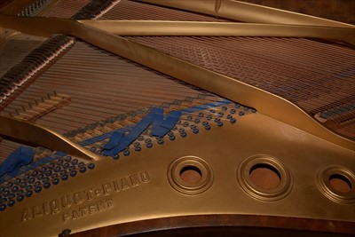 Lot 1000 - Bluthner: a Victorian walnut baby grand piano.