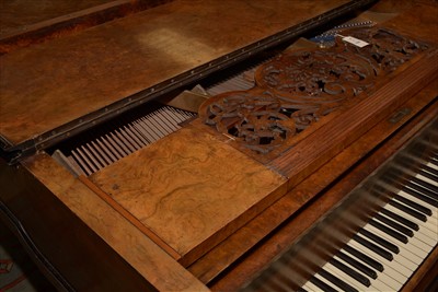 Lot 1000 - Bluthner: a Victorian walnut baby grand piano.