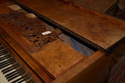 Lot 1000 - Bluthner: a Victorian walnut baby grand piano.