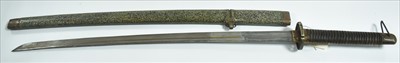 Lot 709 - Japanese sword