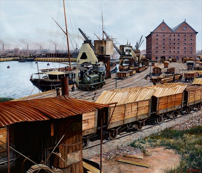 Lot 1167 - Rob A* Ridley - acrylic.