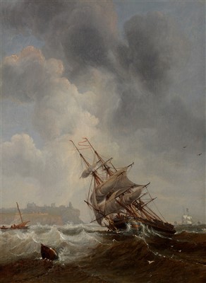 Lot 817 - John Wilson Carmichael - oil.