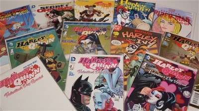 Lot 1573 - Harley Quinn Valentine's Day Special No. 1 and other titles