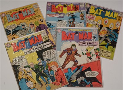 Lot 98 - Batman No's. 157, 158, 159, 160 and 161.