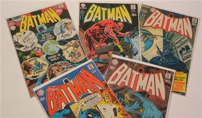 Lot 1519 - Batman No's. 220, 221, 223, 224 and 225
