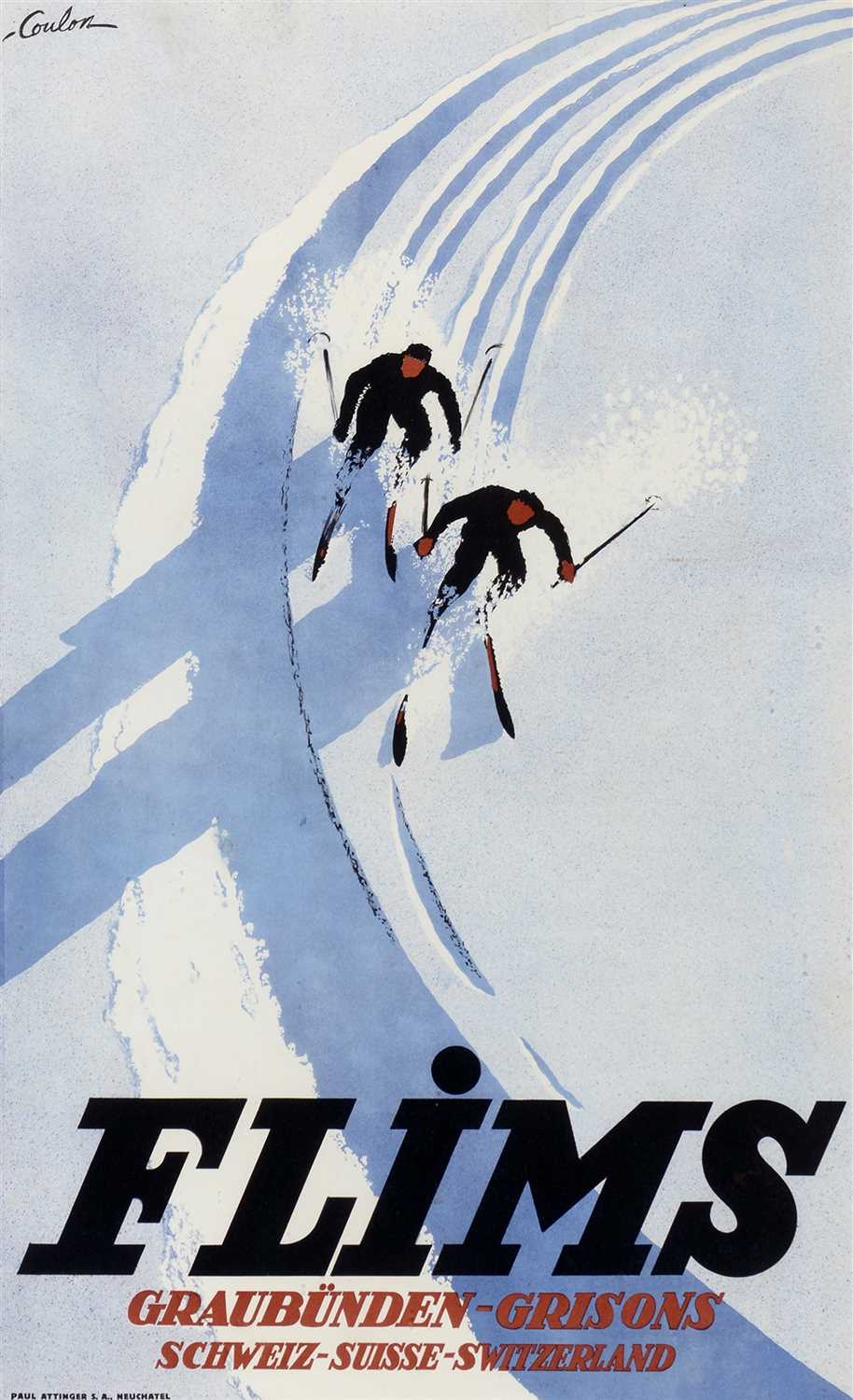 Lot 657 - Eric de Coulson - colour lithograph.