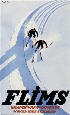 Lot 657 - Eric de Coulson - colour lithograph.