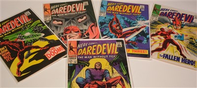 Lot 1216 - Daredevil No's. 36-40 inclusive