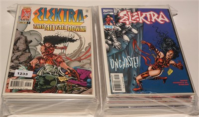 Lot 1233 - Elektra sundry comics
