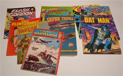 Lot 1173 - Young Marvelman and other sundry comics and hardback annuals