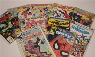 Lot 41 - Web of Spider-Man No's. 1, 2, 3, 4, 6 and a...