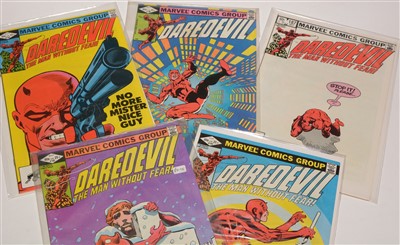 Lot 1193 - Daredevil No's. 182, 183, 184, 186 and 187