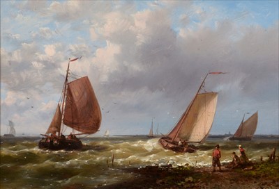 Lot 822 - Abraham Hulk, jnr. - oils.