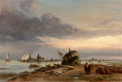 Lot 849 - Clarkson Stanfield, RA - oil.