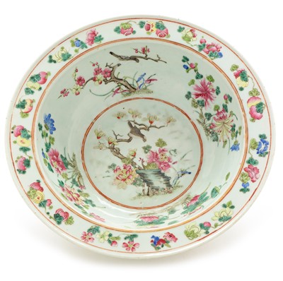 Lot 481 - Chinese Famille Rose basin