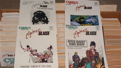Lot 1177 - Comics Review a large run reprinting newspaper strips