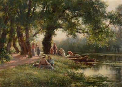 Lot 835 - William Kay Blacklock, ARCA - oil.