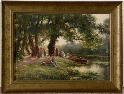 Lot 835 - William Kay Blacklock, ARCA - oil.