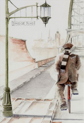Lot 1099 - Alan Harris - watercolour.