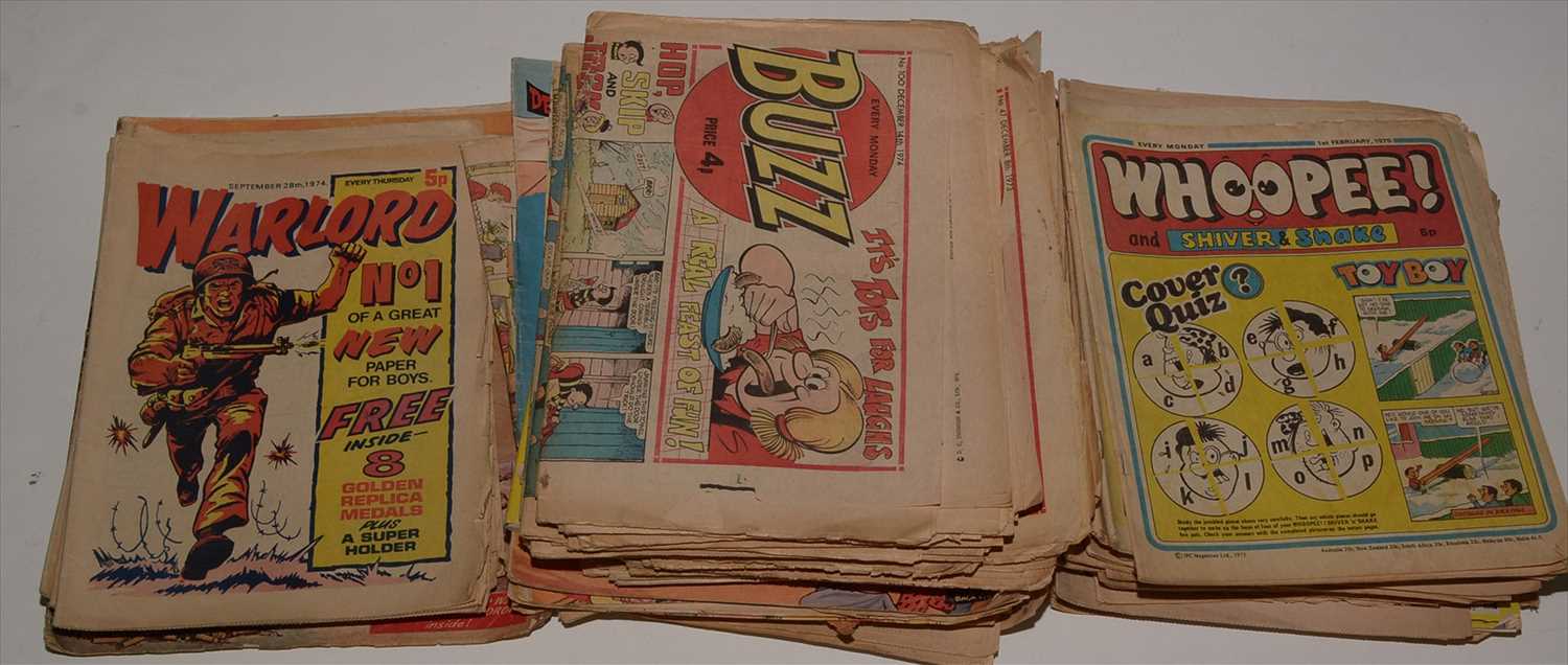 Lot 11 - The Beezer, The Topper and Buzz sundry 1970's...