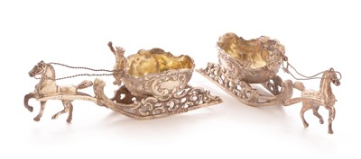 Lot 317 - Silver table salts