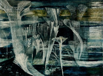 Lot 1153 - Christopher Woodger - oil.