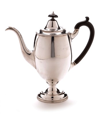 Lot 267 - Silver coffee pot
