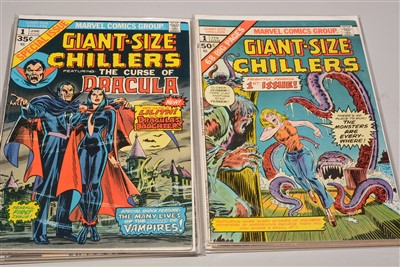 Lot 1988 - Giant-Size Chillers and sundry comics