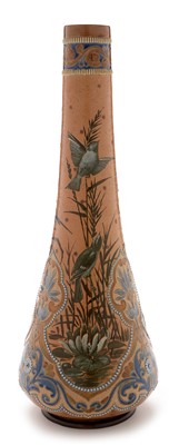 Lot 538 - Doulton Lambeth stoneware vase by Florence E Barlow