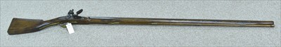 Lot 1153 - Flintlock sporting gun