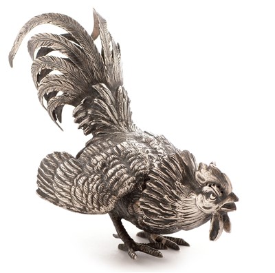 Lot 318 - Cockerel pattern pepperette