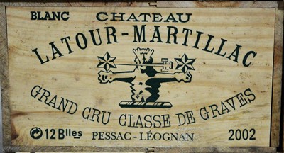 Lot 386 - Twelve bottles of Chateau Latour-Martillac.