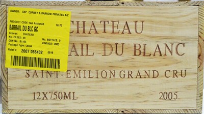 Lot 387 - Twelve bottles of Chateau Barrail du Blanc.